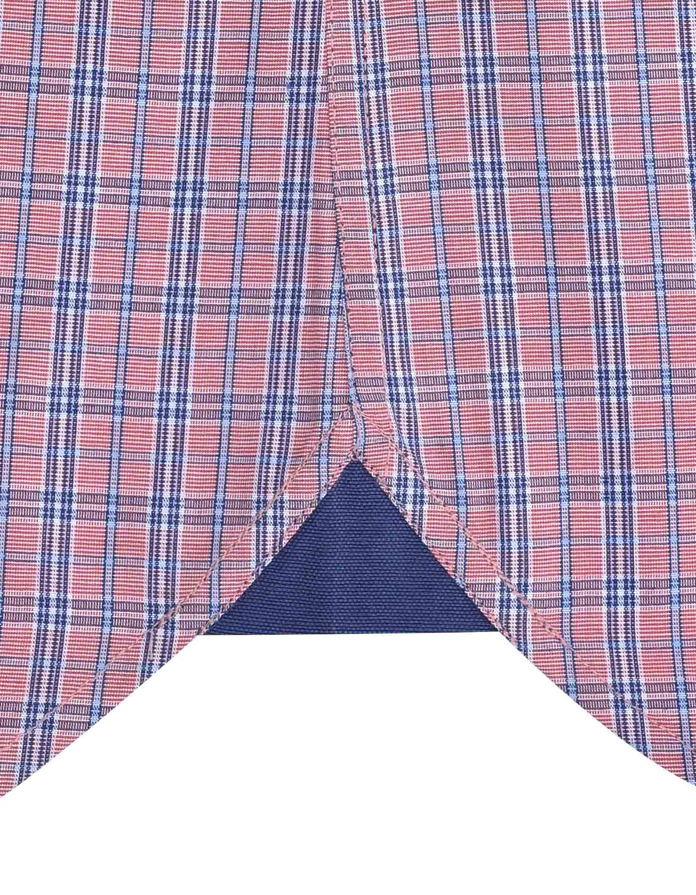 Check White/L Pink Classic Fit Shirt FS1063RF-17