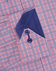 Check White/L Pink Classic Fit Shirt FS1063RF-16