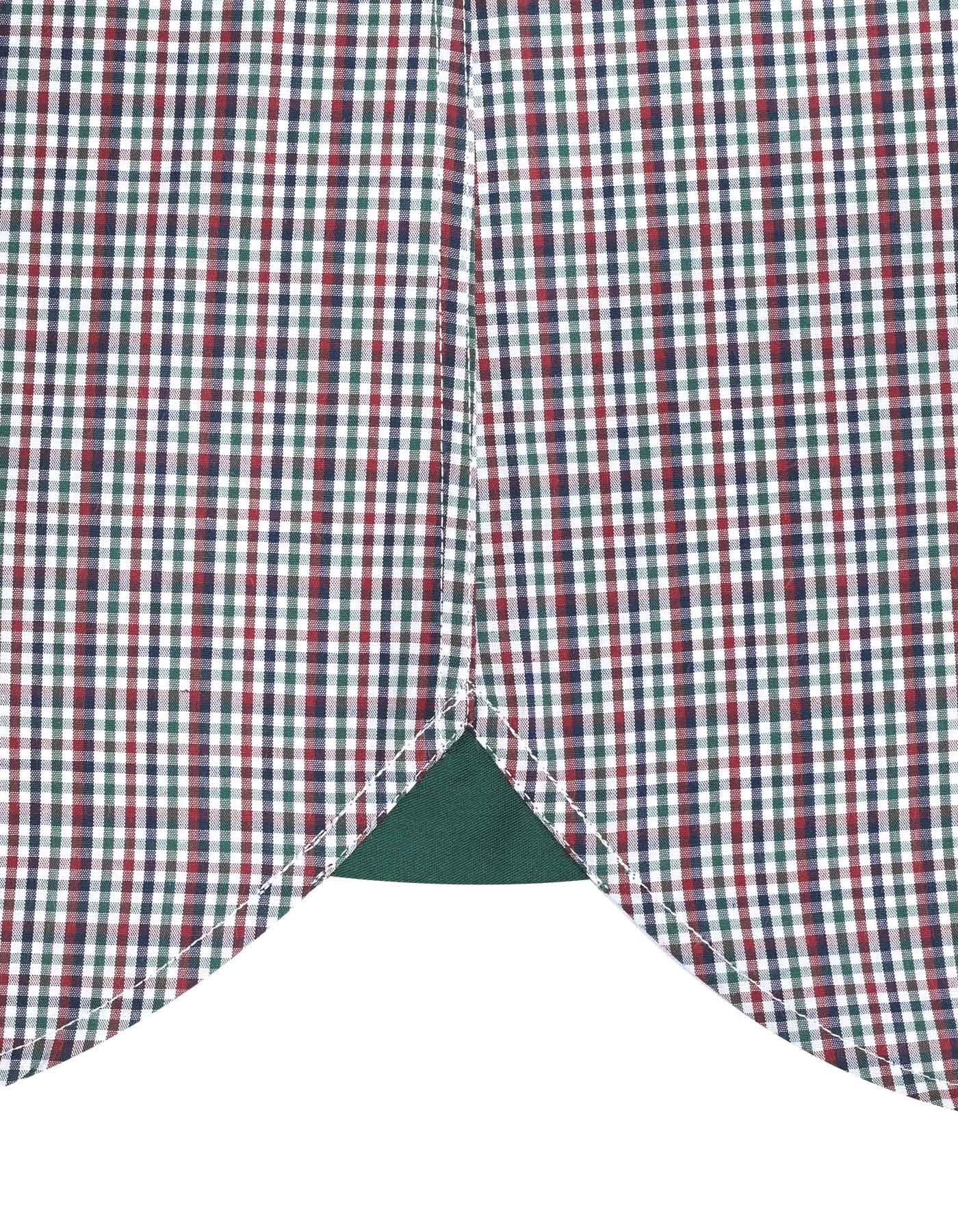 Check Green/Maroon Classic Fit Shirt FS1064RF-17