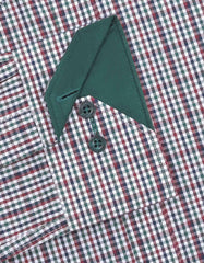 Check Green/Maroon Classic Fit Shirt FS1064RF-16.5