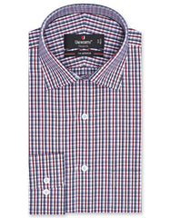 Check Maroon Classic Fit Shirt FS1065RF-14.5