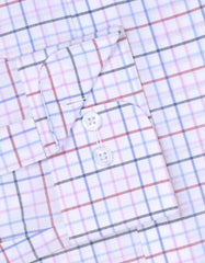 Check Blue Tailored Smart Fit Shirt FS1069SF-16
