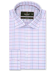 Check Blue Tailored Smart Fit Shirt FS1069SF-15