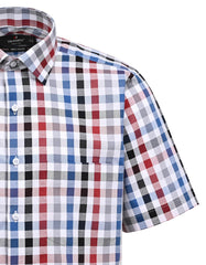 Check Black Tailored Smart Fit Shirt FS1073SH-15.5