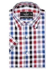 Check Black Tailored Smart Fit Shirt FS1073SH-14.5