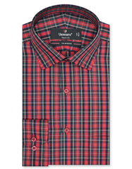 Check Red Tailored Smart Fit Shirt FS1077SF-14.5