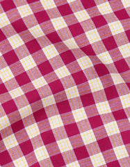 Check Burgundy Classic Fit Shirt FS1078-1RF-17