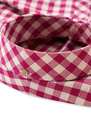 Check Burgundy Tailored Smart Fit Shirt FS1078-1SF-16