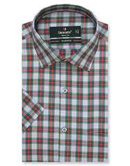 Check Green Tailored Smart Fit Shirt FS1079SH-14.5