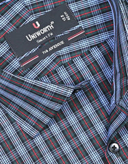 Check D Green Tailored Smart Fit Shirt FS1085SF-15