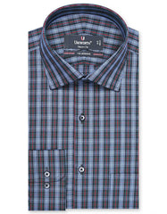Check D Green Tailored Smart Fit Shirt FS1085SF-14.5