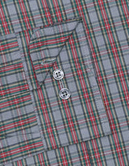 Check Grey Tailored Smart Fit Shirt FS1086SF-15.5