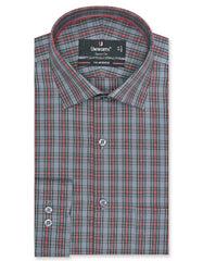 Check Grey Tailored Smart Fit Shirt FS1086SF-14.5