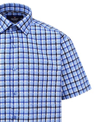 Check Blue Classic Fit Shirt FS1089RH-15.5