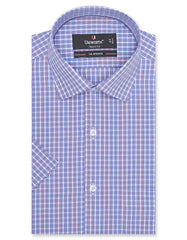 Check Blue Tailored Smart Fit Shirt FS1091SH-14.5