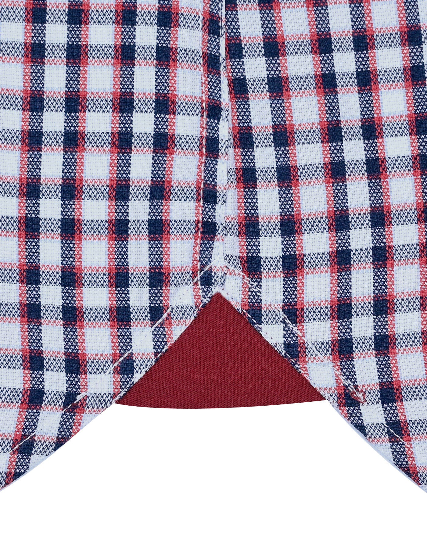 Check Navy Tailored Smart Fit Shirt FS1093SF-16.5