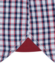 Check Navy Tailored Smart Fit Shirt FS1093SF-16.5