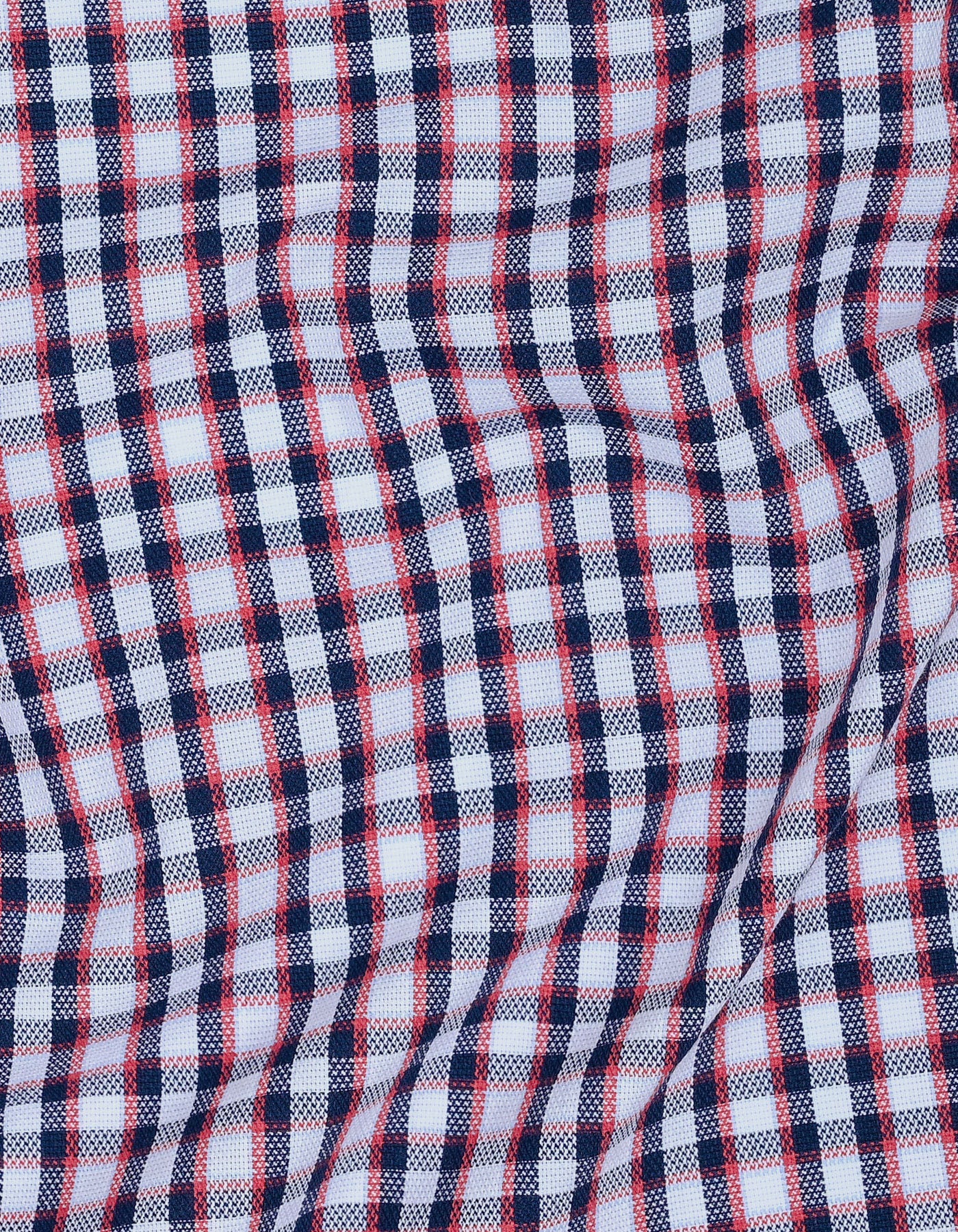 Check Navy Tailored Smart Fit Shirt FS1093SF-17