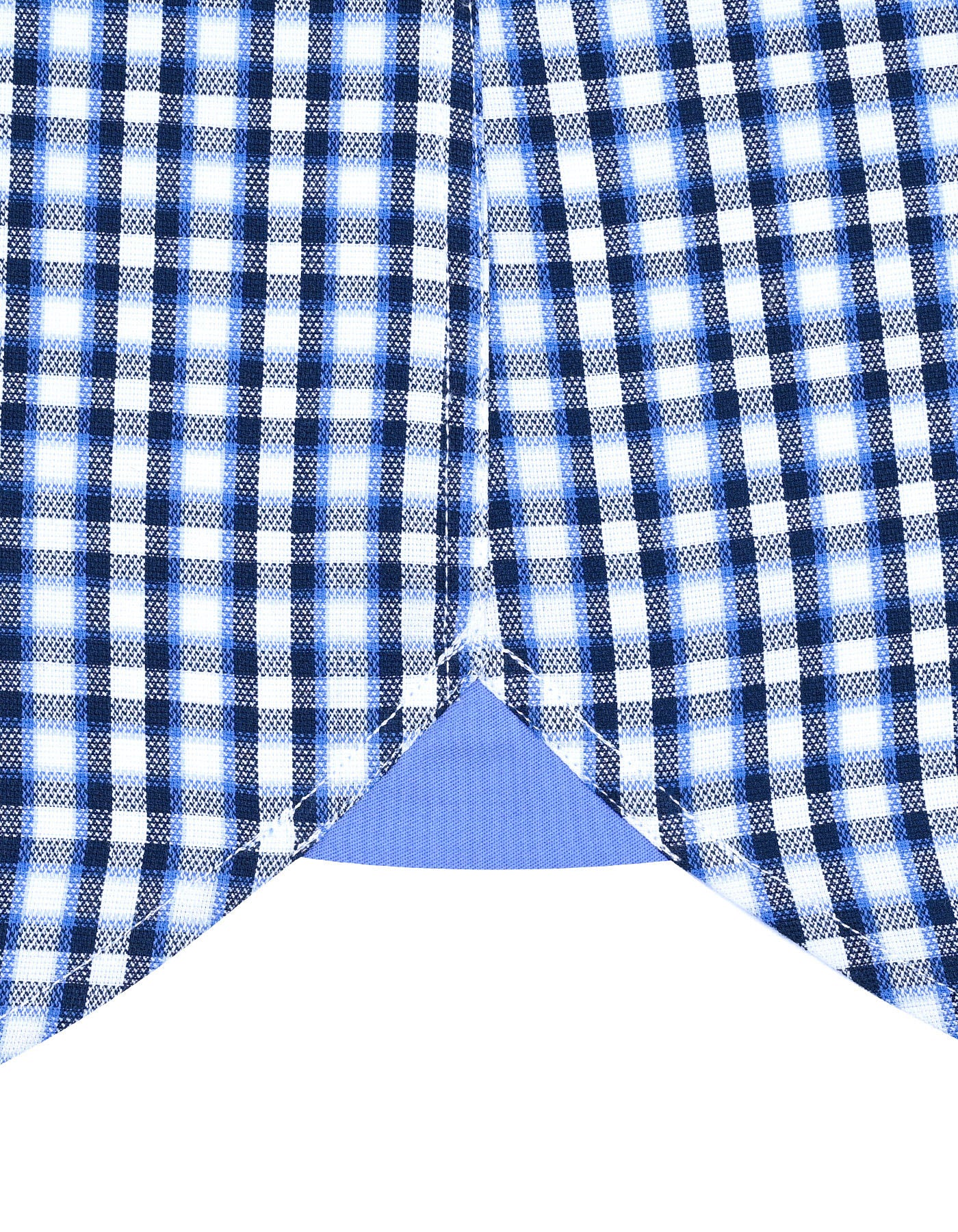 Check Blue Tailored Smart Fit Shirt FS1094SF-16.5