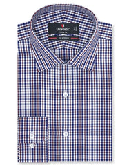 Check Brown Classic Fit Shirt FS1095RF-14.5