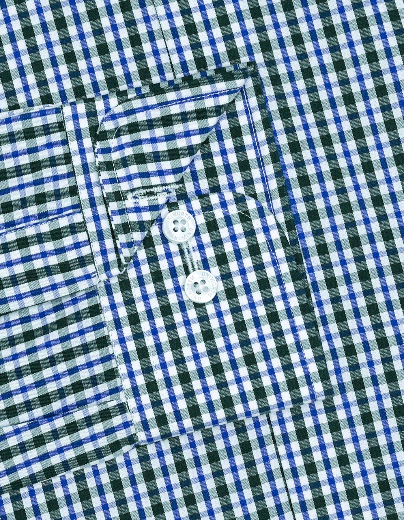 Check Green Classic Fit Shirt FS1096RF-15.5