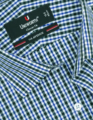 Check Green Classic Fit Shirt FS1096RF-15