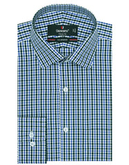 Check Green Classic Fit Shirt FS1096RF-14.5