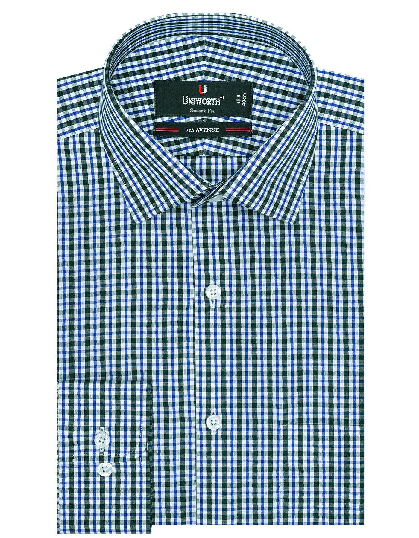 Check Green Tailored Smart Fit Shirt FS1096SF-14.5