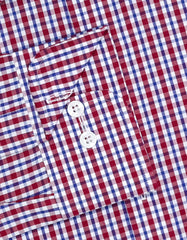 Check Maroon Classic Fit Shirt FS1097RF-15.5