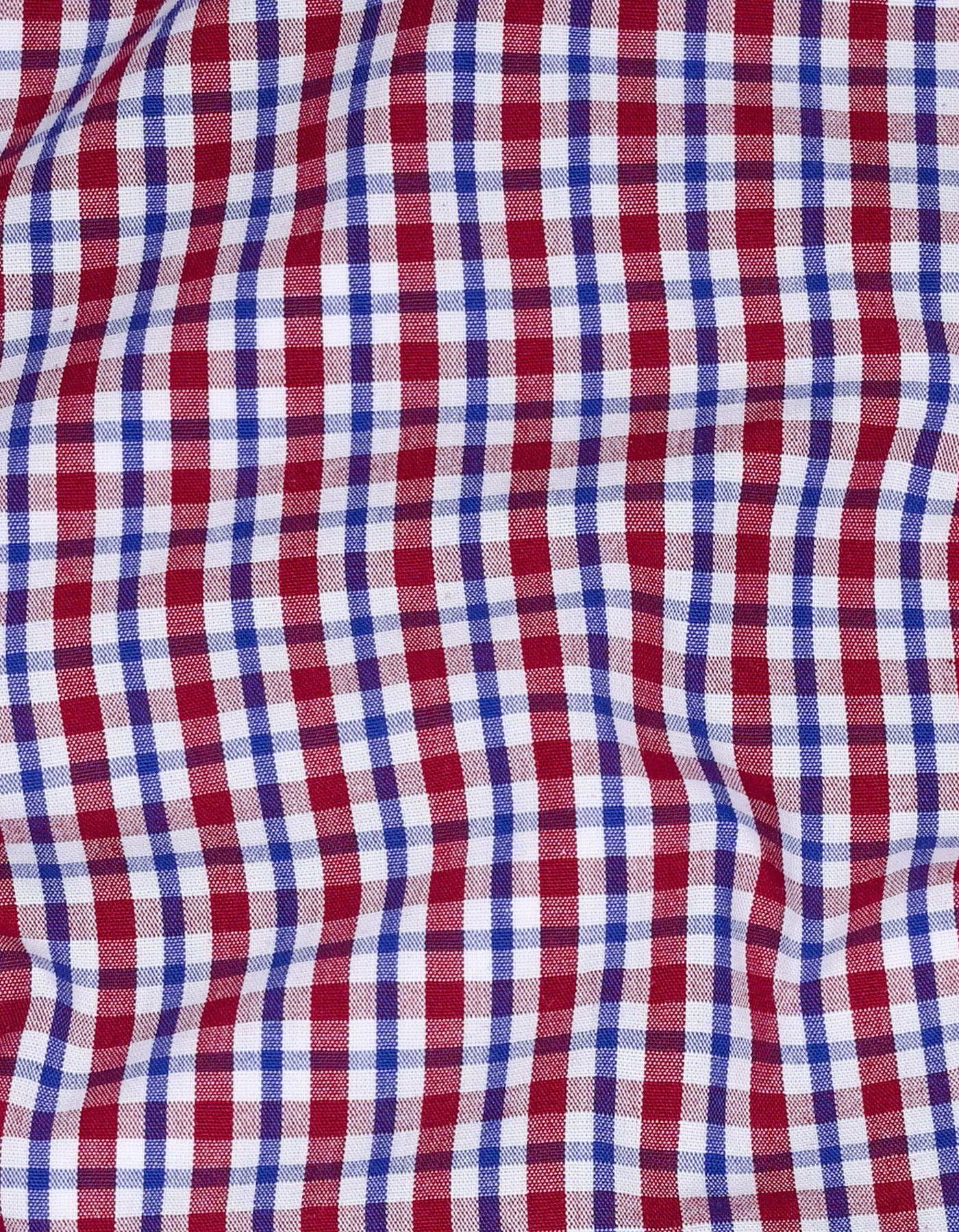 Check Maroon Classic Fit Shirt FS1097RF-16
