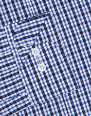 Check Navy Classic Fit Shirt FS1098-1RF-15.5