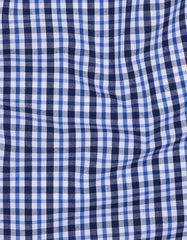 Check Navy Tailored Smart Fit Shirt FS1098-1SF-16