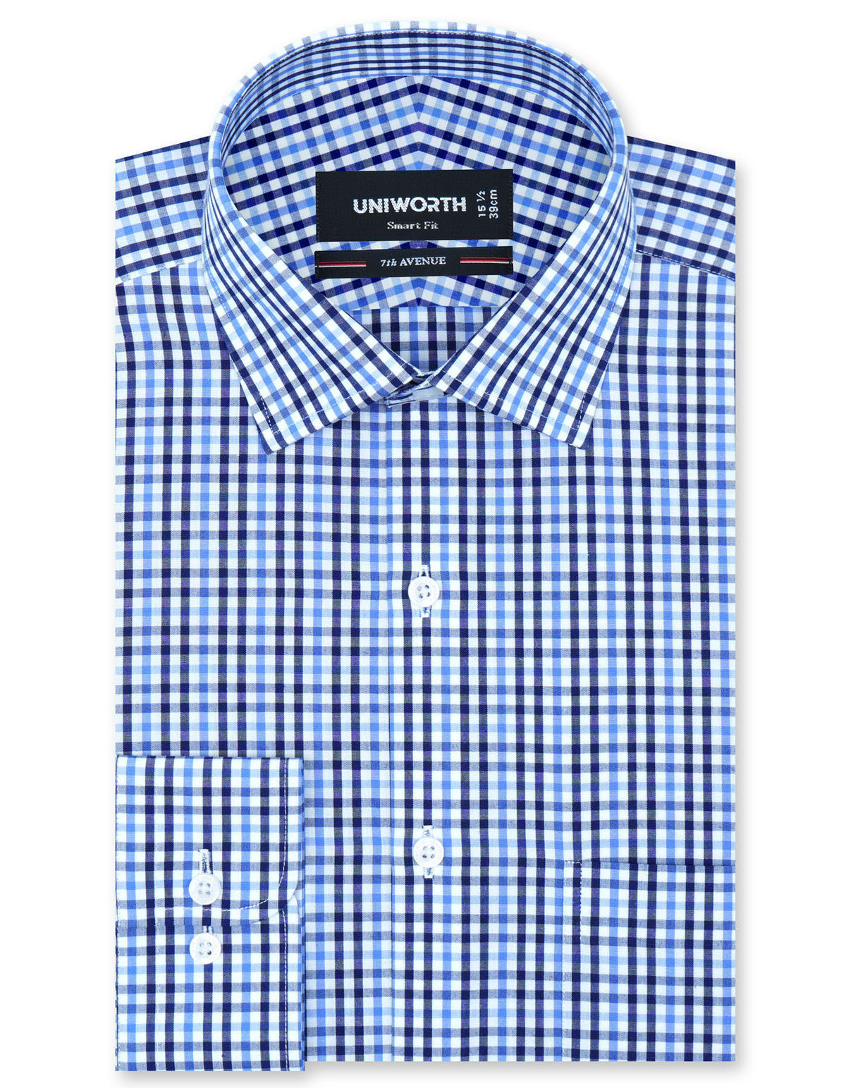 Check Sky Smart Fit Shirt FS1099SF-14.5
