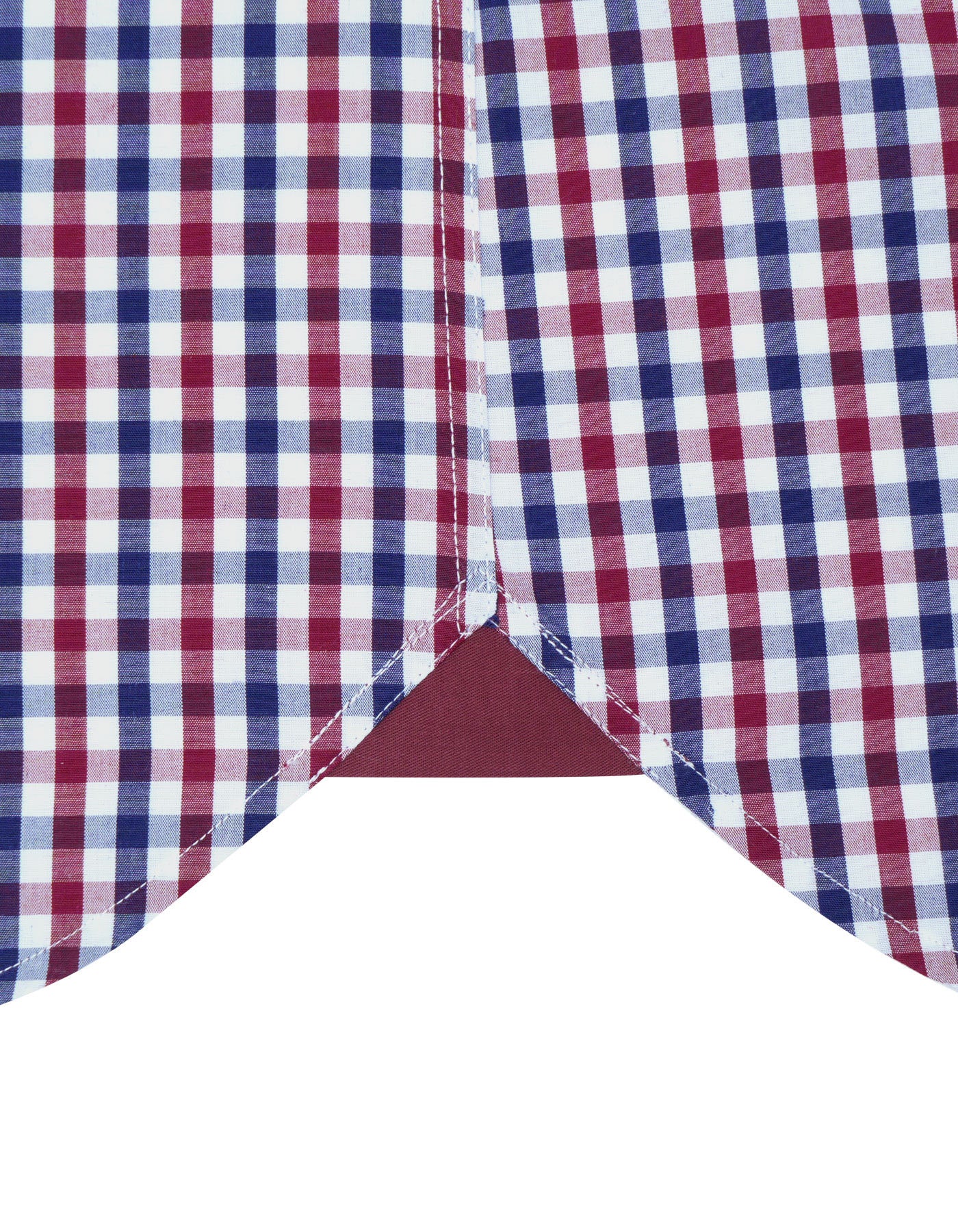 Check Maroon Tailored Smart Fit Shirt FS1102SF-16