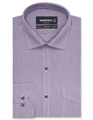 Check Purple Classic Fit Shirt FS1105RF-14.5