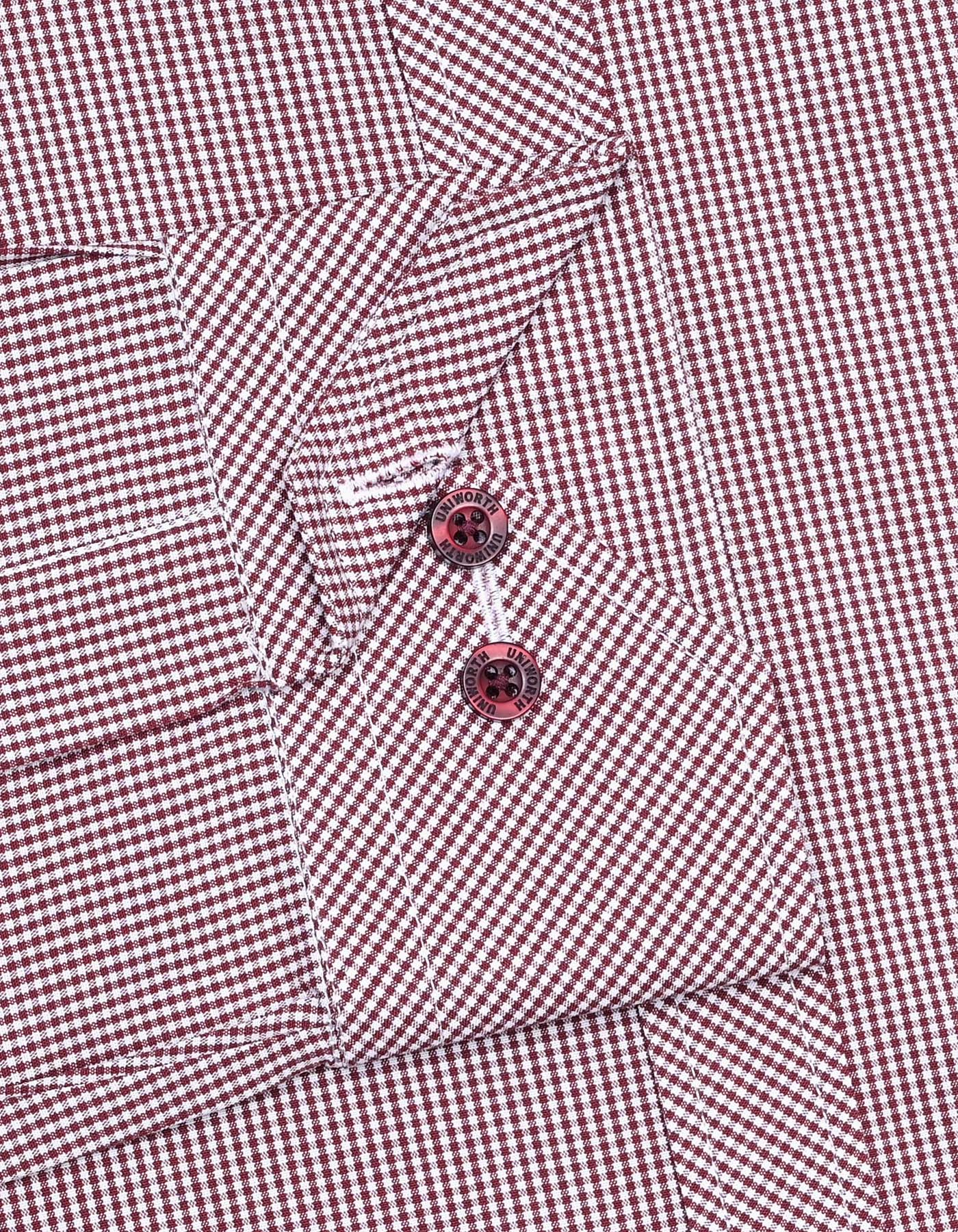 Check Red Classic Fit Shirt FS1107RF-15.5