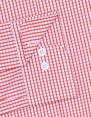 Check Orange Tailored Smart Fit Shirt FS1109SF-15.5