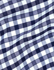 Check Navy Tailored Smart Fit Shirt FS1110-1SF-16.5