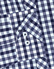 Check Navy Tailored Smart Fit Shirt FS1110-1SF-16