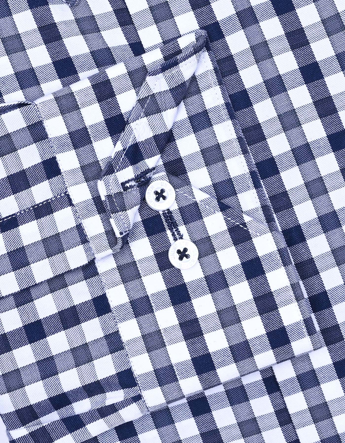Check Navy Classic Fit Shirt FS1110-2RF-16