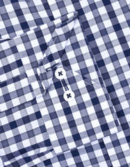 Check Navy Classic Fit Shirt FS1110-2RF-16