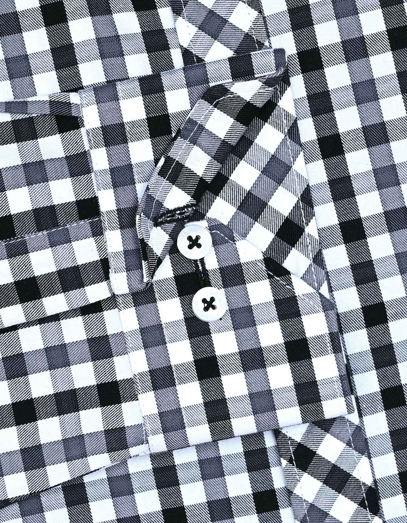Check Black Classic Fit Shirt FS1111RF-16