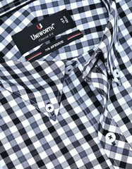 Check Black Classic Fit Shirt FS1111RF-15