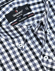 Check Black Tailored Smart Fit Shirt FS1111SF-15