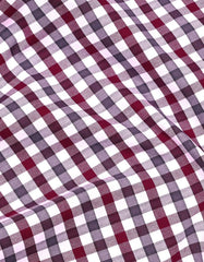 Check Maroon Tailored Smart Fit Shirt FS1112-1SF-16.5