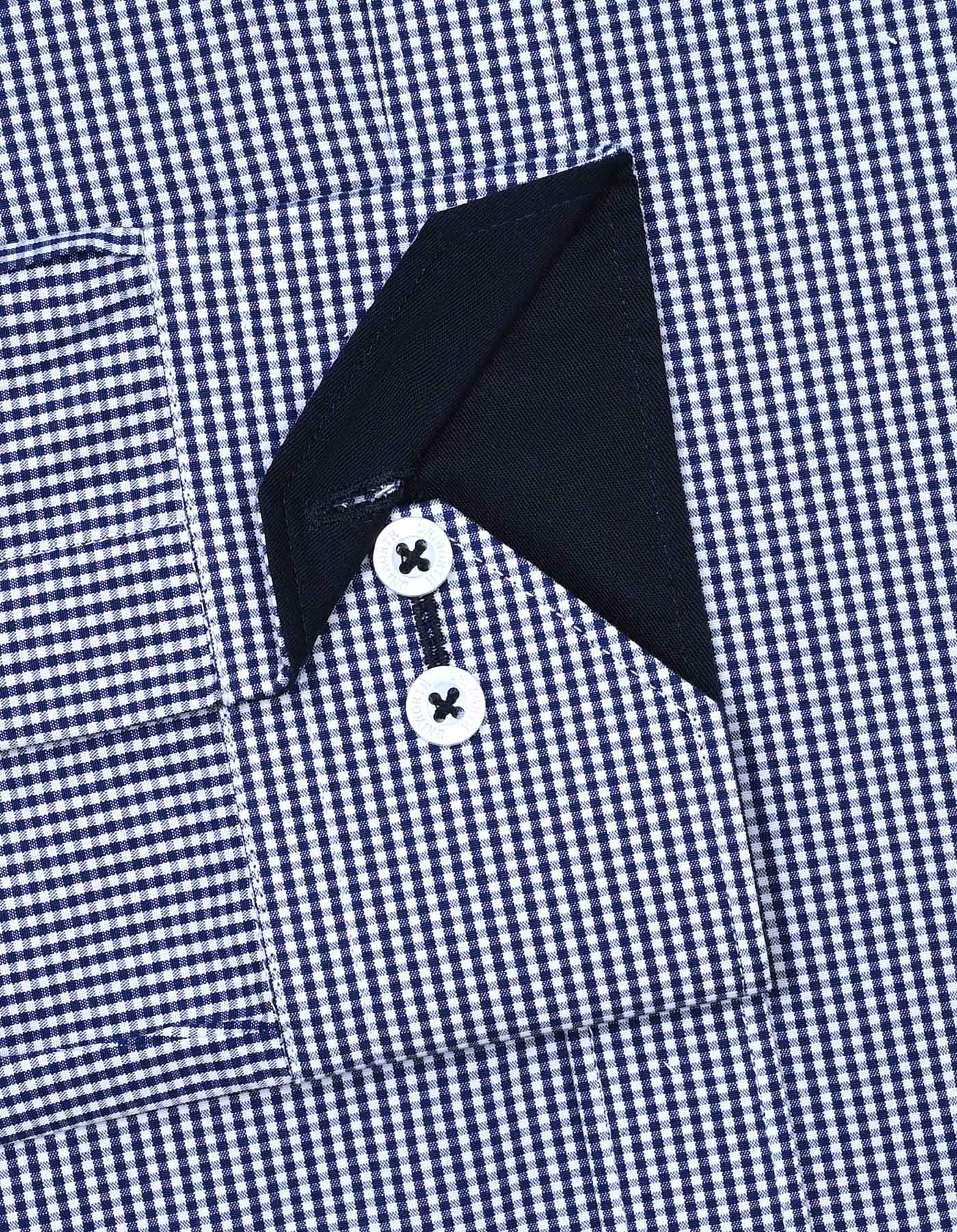 Check Navy Classic Fit Shirt FS1113RF-16