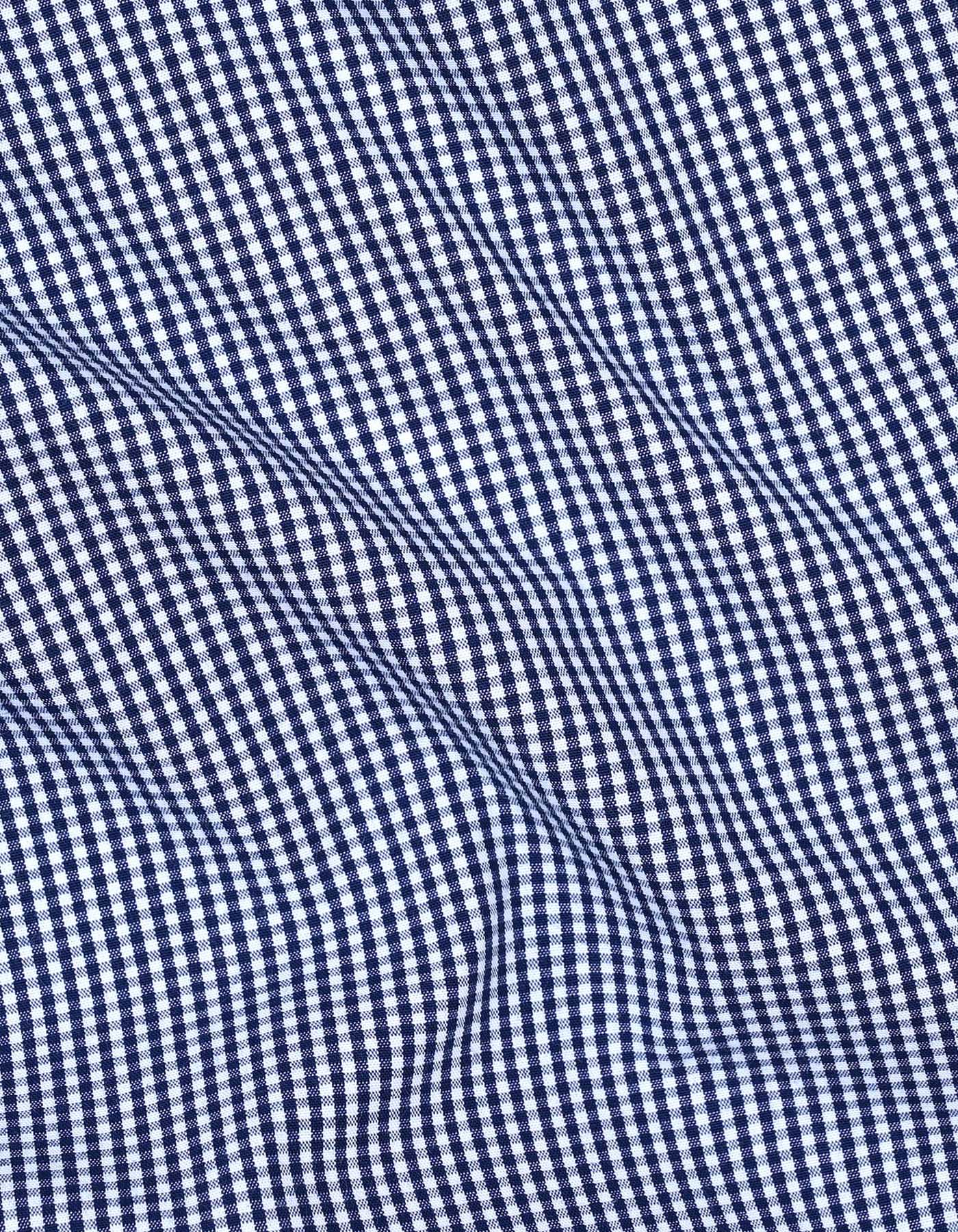 Check Navy Classic Fit Shirt FS1113RF-16.5