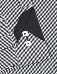 Check Black Tailored Smart Fit Shirt FS1114SF-16