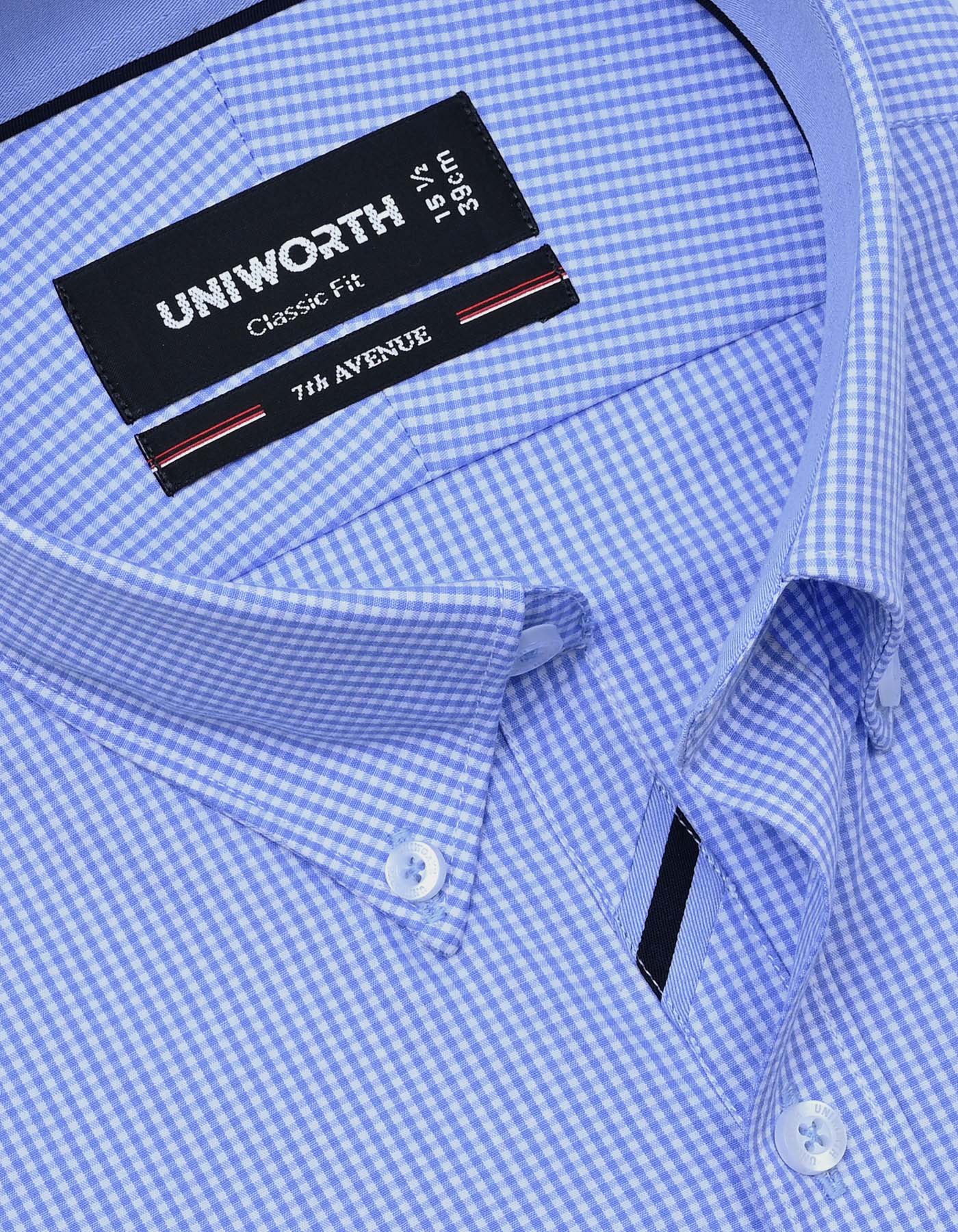 Check Sky Classic Fit Shirt FS1116RF-15