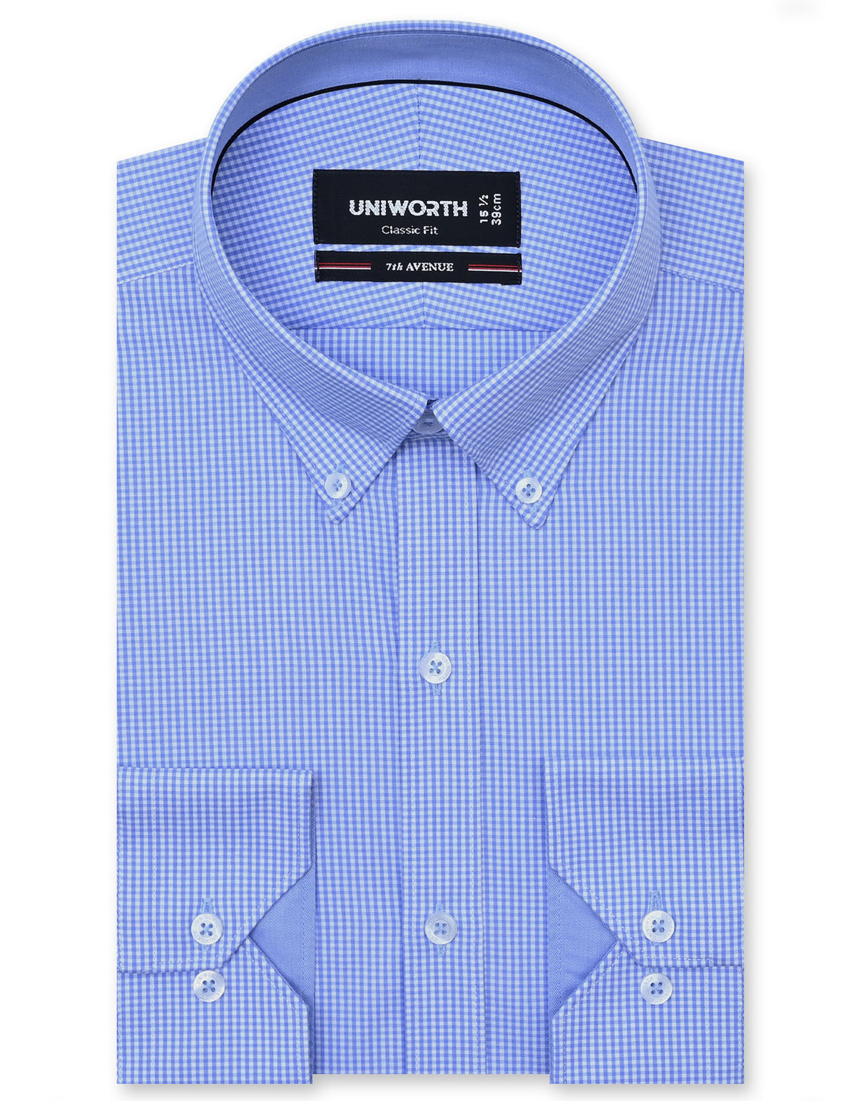 Check Sky Classic Fit Shirt FS1116RF-14.5